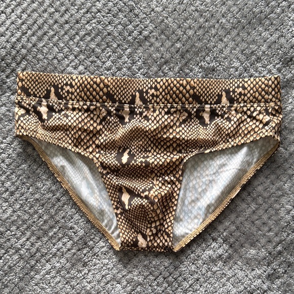 Charlie By Matthew Zink Other - Snake Print Mens Swim Brief. Charlie by MZ